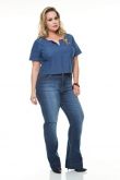 Calça Jeans Stretch Flare