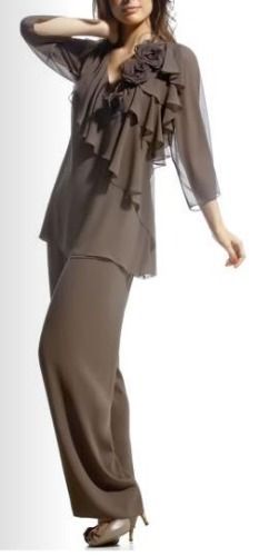 Pantalona Social Chiffon Dupla Elástico