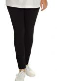 Calça Legging Preta de Malha 90% Viscose e 10% Elastano